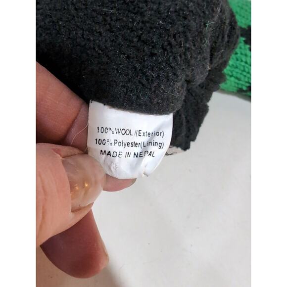 Nirvana Designs Alligator Dragon Knit In Nepal Wool Fleece Lined Puppet Mittens - Picture 6 of 9